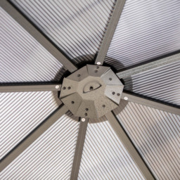 Outsunny 3 x 3m Grey Hardtop Gazebo with Curtains - Size: 265 x 300 x 300cm - Wilko - thumbnail 4