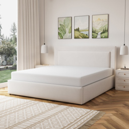 Artemis Home Weston Super King Size Beige Linen Upholstered Ottoman Bed - Wilko - thumbnail 5