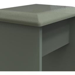 Crowndale Reed Green Dressing Table Stool - Wilko - thumbnail 6