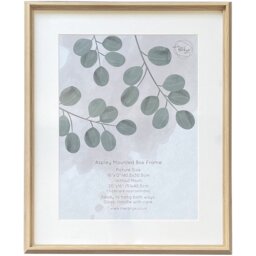Aspley Mounted Brown Box Frame 16 x 12inch - Size: Multi - The Port. Co Gallery - Wilko - thumbnail 1