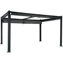 Naples Pergola Canopy Grey 4m - Wilko - thumbnail 3