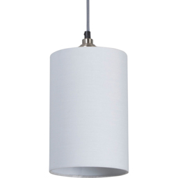 Lighting Collection Yates White Ceiling Lamp Shade 16cm - Size: 6.5 x 17.5 x 34cm - Wilko