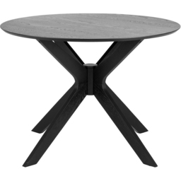 Florence Duncan 4 Seater Round Dining Table Black - Furniture To Go - Wilko - thumbnail 4