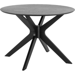 Florence Duncan 4 Seater Round Dining Table Black - Furniture To Go - Wilko - thumbnail 3