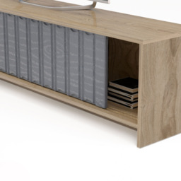 Decorotika New Yorker Oud Anthracite TV Unit - Size: 46 x 180 x 35.5cm - Multi - Wilko - thumbnail 5