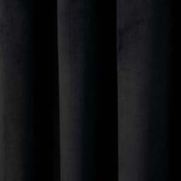 Divante Vermont Black Velvet Blackout Curtain 183 x 168cm - Size: W 168 x D 183cm - Wilko - thumbnail 5