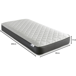 Extreme Comfort European Small Single Grey Foam Free Pinna Coil Inner Spring Mattress - eXtreme comfort ltd - Wilko - thumbnail 6