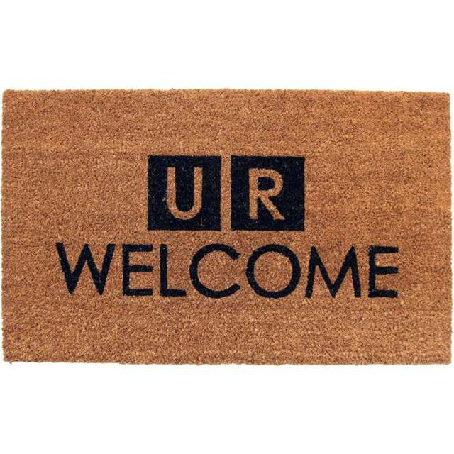 Coco & Coir The News Coir Door Mat 45 x 75cm - n/a - Coco & Coir ® - Wilko - image 1