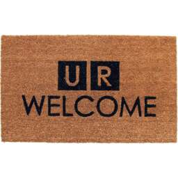Coco & Coir The News Coir Door Mat 45 x 75cm - n/a - Coco & Coir ® - Wilko - thumbnail 1