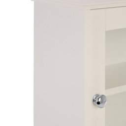 Premier Housewares Portland Mirror Bathroom Cabinet - Size: 35 x 18 x 51cm - White - Wilko - thumbnail 7