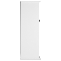 Premier Housewares Portland Mirror Bathroom Cabinet - Size: 35 x 18 x 51cm - White - Wilko - thumbnail 5