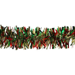 Christmas Tinsel Garland Multicolour - Sleigh Bells Ring - Wilko - thumbnail 5