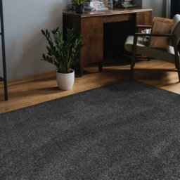 Relay Charcoal Rug 100 x 150cm - Grey - Homemaker - Wilko - thumbnail 3