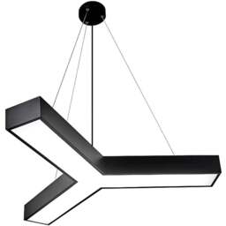 ENER-J Cool White LED 18W 6500K Hollow Y Shape Pendant Light - Size: 60 x 10 x 5cm - ENERJ - Wilko - thumbnail 1