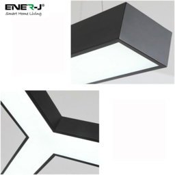 ENER-J Cool White LED 18W 6500K Hollow Y Shape Pendant Light - Size: 60 x 10 x 5cm - ENERJ - Wilko - thumbnail 5