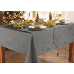 Christmas Story Charcoal and Silver Stag Napkin 4 Pack - Size: 43 x 43 x 1cm - Grey - Wilko - thumbnail 4