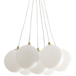 Gold Lottie 7 Ball Fitting Ceiling Light - Size: 45 x 70 x 40 cm - Wilko - thumbnail 6