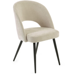 Julian Bowen Ella Set of 2 Calico Dining Chairs - Cream - Wilko - thumbnail 3