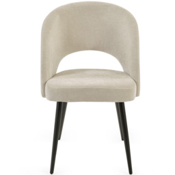 Julian Bowen Ella Set of 2 Calico Dining Chairs - Cream - Wilko - thumbnail 4