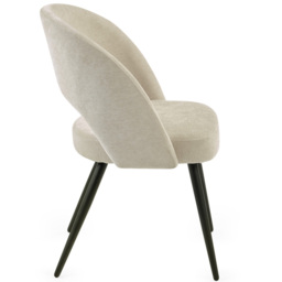Julian Bowen Ella Set of 2 Calico Dining Chairs - Cream - Wilko - thumbnail 5