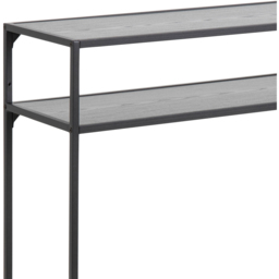 Florence Seaford Single Shelf Black Top Metal Console Table - Furniture To Go - Wilko - thumbnail 6