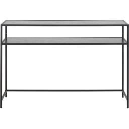 Florence Seaford Single Shelf Black Top Metal Console Table - Furniture To Go - Wilko - thumbnail 4