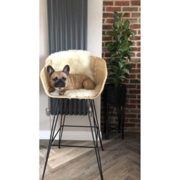 Desser Porto Large Natural Wicker Bar Stool - Size: Single - Brown - Wilko - thumbnail 5