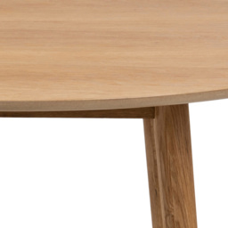 Florence Nagano 4 Seater Round Dining Table Oak - Brown - Furniture To Go - Wilko - thumbnail 7