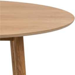 Florence Nagano 4 Seater Round Dining Table Oak - Brown - Furniture To Go - Wilko - thumbnail 5