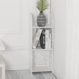 3 Tier White Storage Display Shelving - Size: 80 x 29 x 23cm - Living and home - Wilko - thumbnail 6