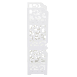 3 Tier White Storage Display Shelving - Size: 80 x 29 x 23cm - Living and home - Wilko - thumbnail 4