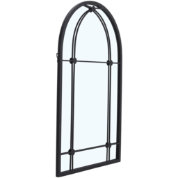 Living and Home Arched Metal Window Mirror 60 x 100cm - Size: 100 x 60cm - Wilko - thumbnail 5