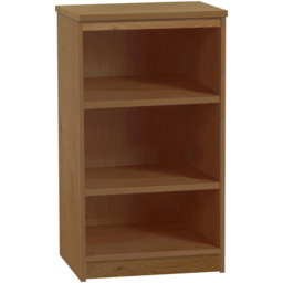 R White Cabinets 3 Shelf English Oak Mid Height Bookcase - Brown - Wilko - thumbnail 3
