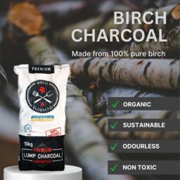 Globaltic Premium Restaurant Grade Lump Charcoal 10kg - black - Wilko - thumbnail 4