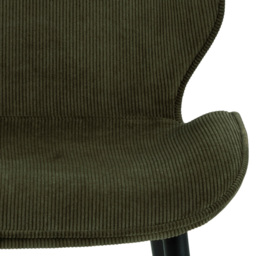 Florence Nagano 4 Seater Round Dining Table Set Oak and Olive Green - Oak/Olive Green - Wilko - thumbnail 6