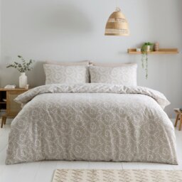 Everly Duvet Set Natural King - Divante - Wilko - thumbnail 1