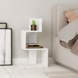Decortie Rosie 3 Shelf White Modern Side Table - Size: 72 x 42 x 30cm - Wilko - thumbnail 4