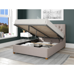 Aspire Olivier Super King Off White Eire Linen Ottoman Bed - Aspire Beds - Wilko - thumbnail 3