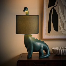 ValueLights Dinosaur Green Shade LED Table Lamp - Size: 46.5 x 33 x 21.5cm - Wilko - thumbnail 3