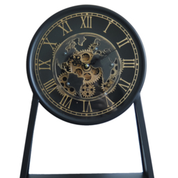 Acacia Home Single Drawer Black Table Clock 51cm - Size: 51 x 30 x 8cm - Wilko - thumbnail 4