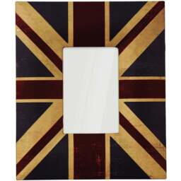 Premier Housewares 2300751 Union Jack Design Red Photo Frame 5 x 7inch - Size: 7 x 5 Inch - Wilko - thumbnail 1