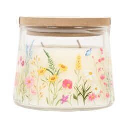 Meadow Wood Lid Candle - Wilko