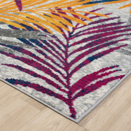 Desire Rugs San Marino Multicolour Leaf Rug 160 x 230cm - Size: 230 x 160 x 0.8cm - Wilko - thumbnail 4
