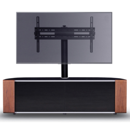 MDA Designs Sirius 1600 Hybrid 2 Door Walnut and Oak Complete TV Cabinet - Size: 45 x 160 x 48cm - Multi - Wilko - thumbnail 3