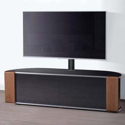 MDA Designs Sirius 1600 Hybrid 2 Door Walnut and Oak Complete TV Cabinet - Size: 45 x 160 x 48cm - Multi - Wilko - thumbnail 1