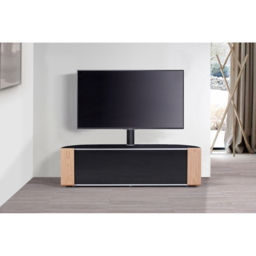 MDA Designs Sirius 1600 Hybrid 2 Door Walnut and Oak Complete TV Cabinet - Size: 45 x 160 x 48cm - Multi - Wilko - thumbnail 7