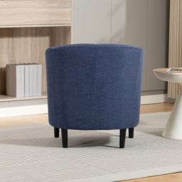 Artemis Home Beulah Denim Fabric Accent Chair - Size: Single - Wilko - thumbnail 7