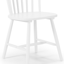 Julian Bowen Torino White Chairs Set of 4 - Wilko - thumbnail 6