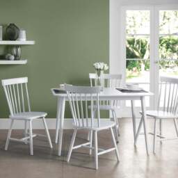 Julian Bowen Torino White Chairs Set of 4 - Wilko - thumbnail 1