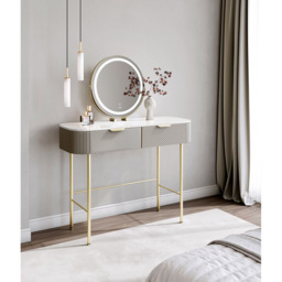 CARME Home Riley 3 Colour LED Gold Touch Sensor Light Mirror - Size: 16 x 58 x 59.5cm - Wilko - thumbnail 6